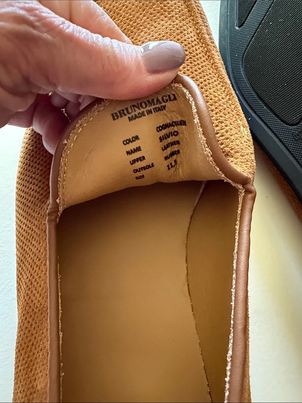 Bruno Magli Brown Suede Slip-On Loafers Sz 11.5.  New. Tub4
